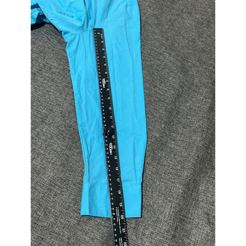 Fortino Landi Men's 16-16 1/2 34-35 Light Blue Long Sleeve‎ Shirt